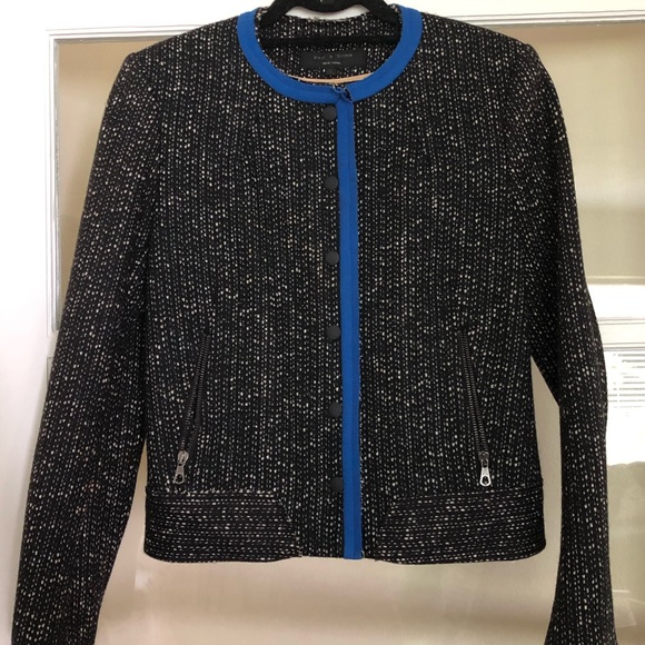 Rag And Bone Button Down Wool Jacket Size 2 - Picture 2 of 5